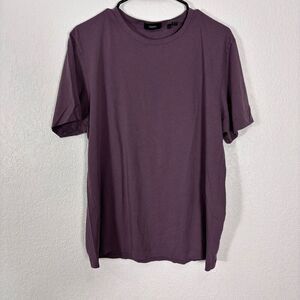 Theory Men's Purple 100% Pima Cotton Short Sleeve Tshirt Size XL